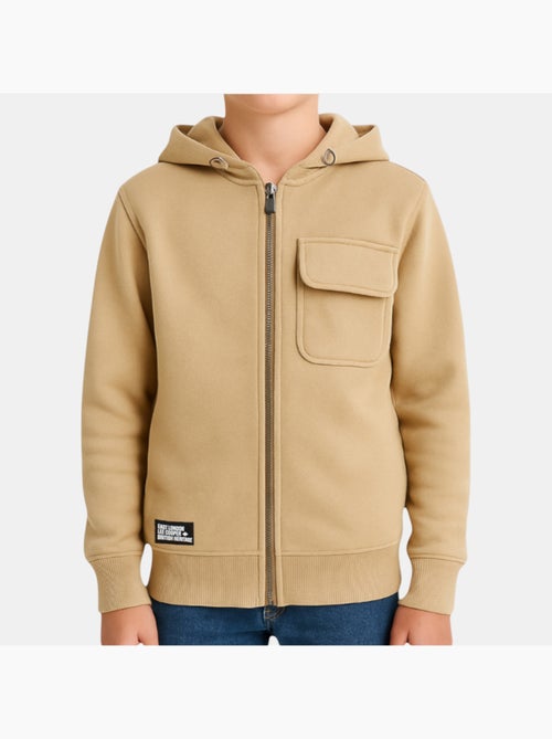 Lee Cooper - Veste sweat à capuche garçon imprimée - Kiabi