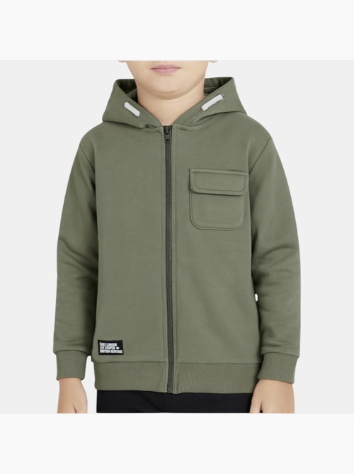 Lee Cooper - Veste sweat à capuche garçon imprimée - Kiabi