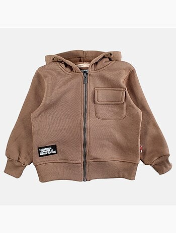 Lee Cooper - Veste sweat à capuche garçon imprimée
