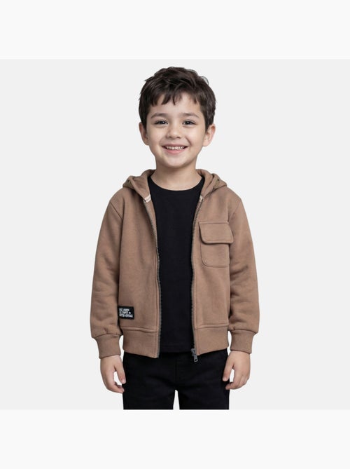 Lee Cooper - Veste sweat à capuche garçon imprimée - Kiabi