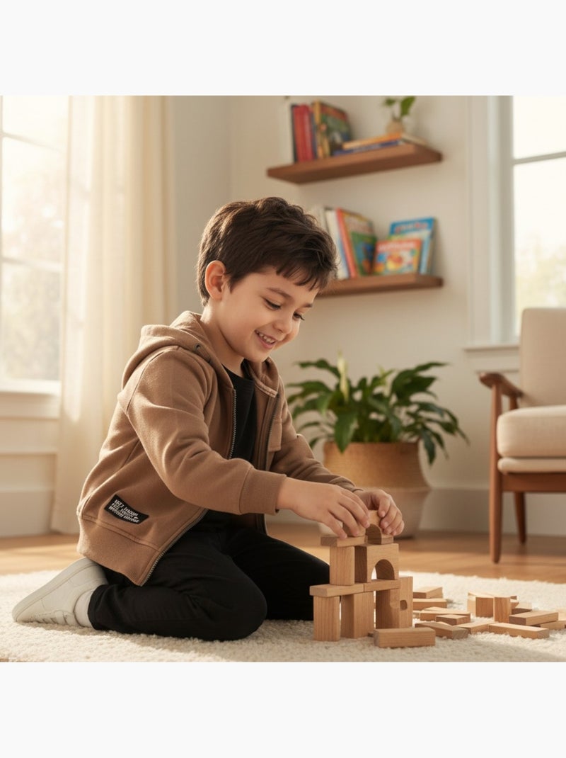 Lee Cooper - Veste sweat à capuche garçon imprimée Marron - Kiabi