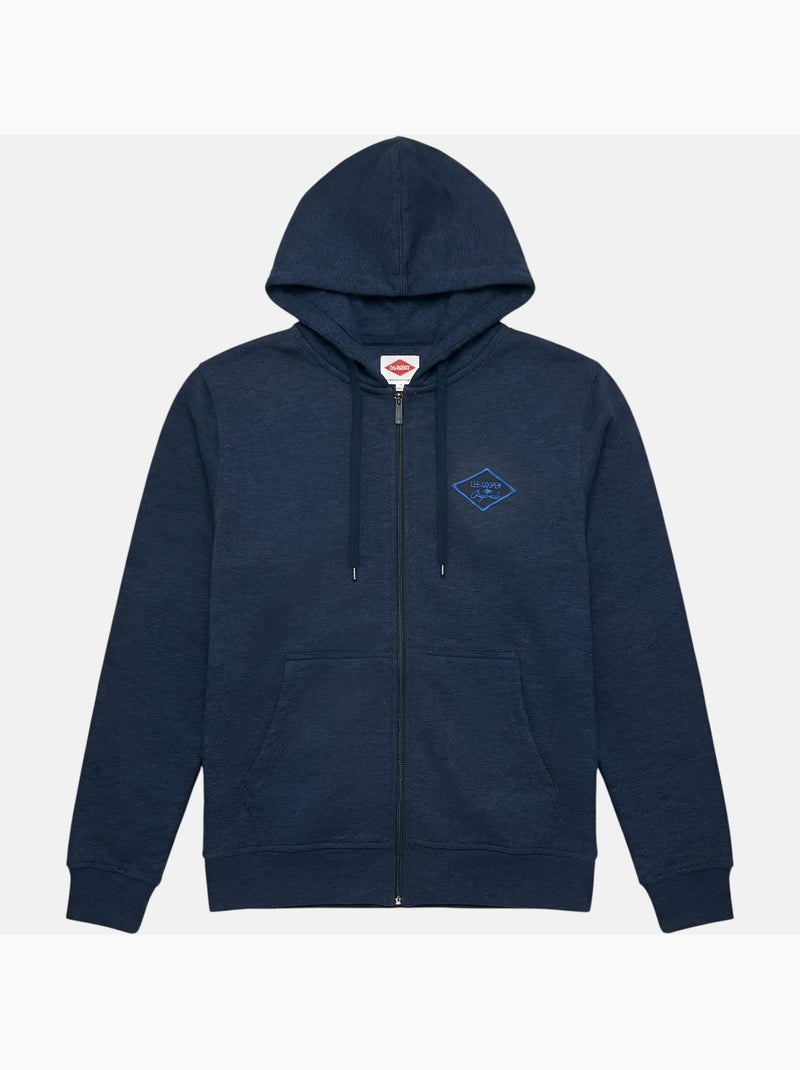 Lee Cooper - Veste sweat à capuche homme Bleu marine - Kiabi