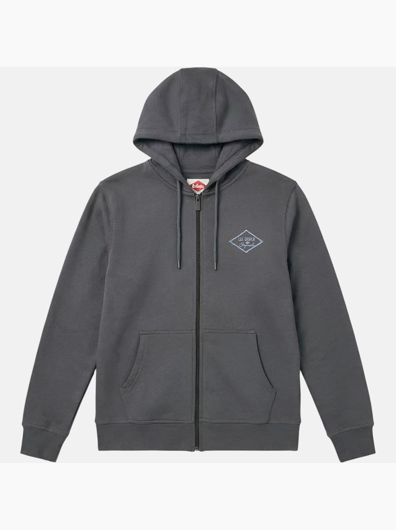 Lee Cooper - Veste sweat à capuche homme Gris - Kiabi