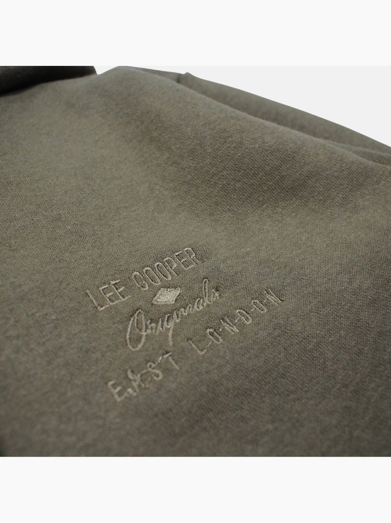 Lee Cooper - Veste sweat à capuche homme Kaki - Kiabi