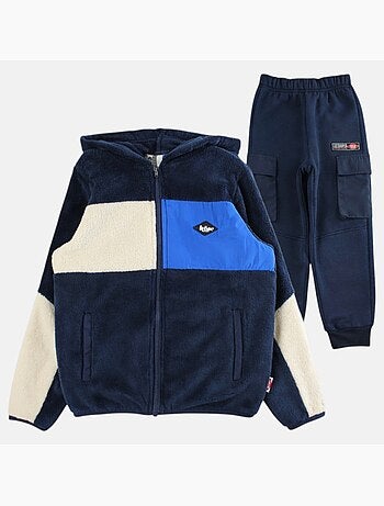 Lee Cooper - Veste zippée à capuche avec pantalon de jogging garçon