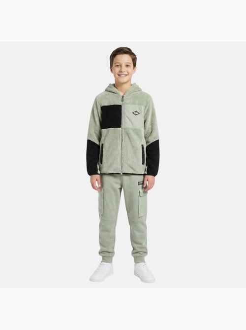 Lee Cooper - Veste zippée à capuche avec pantalon de jogging garçon - Kiabi Lee Cooper - Veste zippée à capuche avec pantalon de jogging garçon - Kiabi