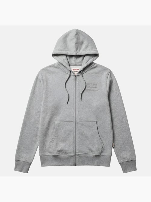 Lee cooper - veste zippée à capuche, manches longues et finitions bord-côte - Kiabi Lee cooper - veste zippée à capuche, manches longues et finitions bord-côte - Kiabi
