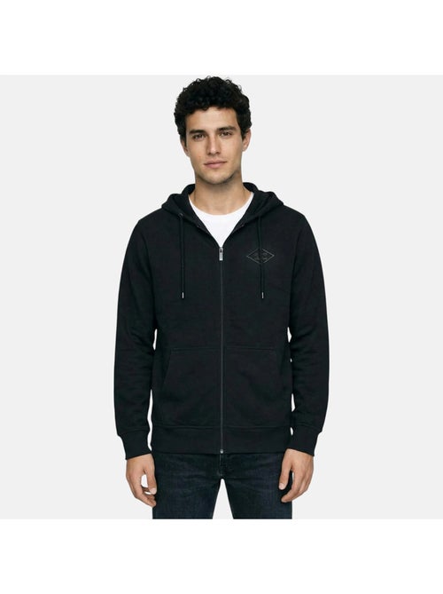 Lee cooper - veste zippée à capuche, manches longues et finitions bord-côte - Kiabi Lee cooper - veste zippée à capuche, manches longues et finitions bord-côte - Kiabi