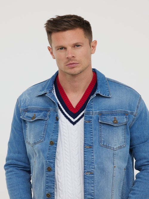 Lee Cooper - Vestes FASTIC Double stone used - Kiabi