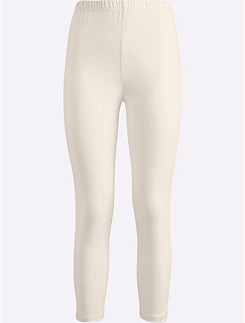 Legging 3/4 avec ceinture élastique et fronces au bas - Taille standard - Moda Vilona