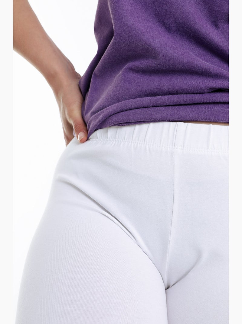 Legging 3/4 en coton bio PAPRIKA Kaki - Kiabi