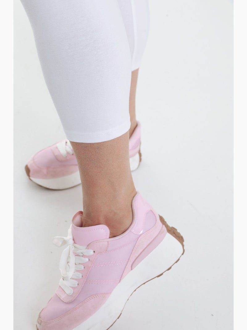 Legging 3/4 en coton bio PAPRIKA Kaki - Kiabi