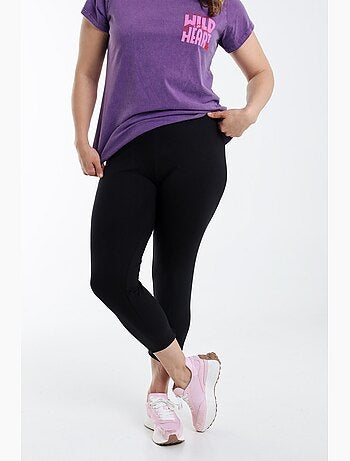 Legging 3/4 en coton bio PAPRIKA