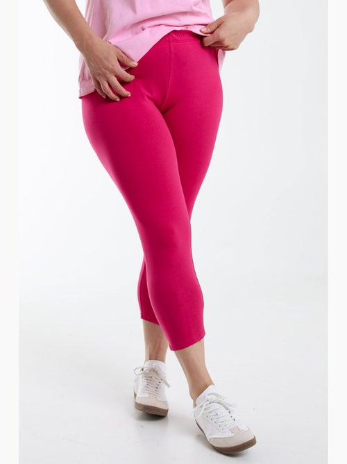 Legging 3/4 en coton bio PAPRIKA - Kiabi