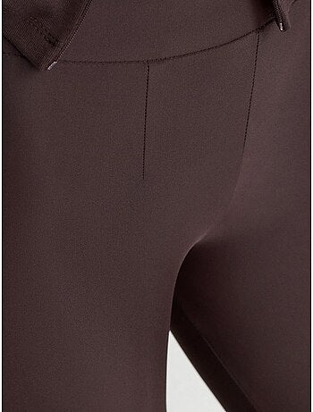 Legging à taille haute, jambe skinny et fermeture zippée dilvin