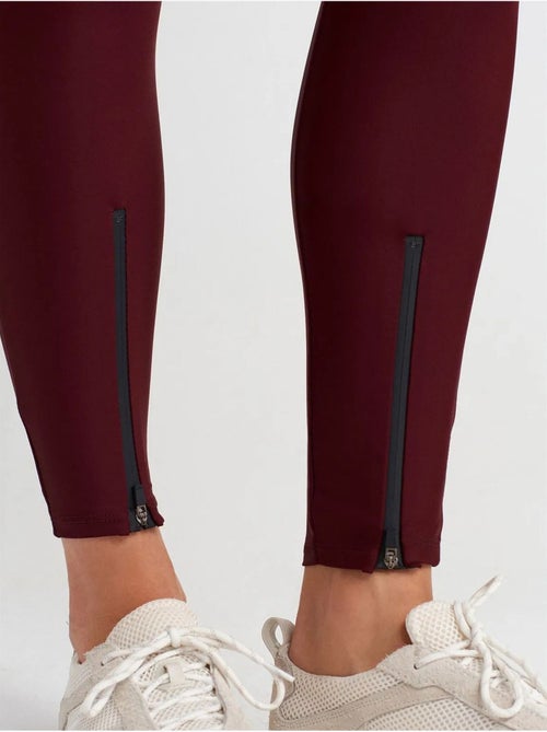 Legging À Taille Haute, Jambe Skinny Et Fermeture Zippée - Kiabi