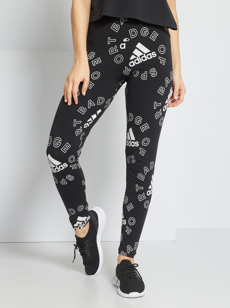Legging 'adidas' full print Noir - Kiabi