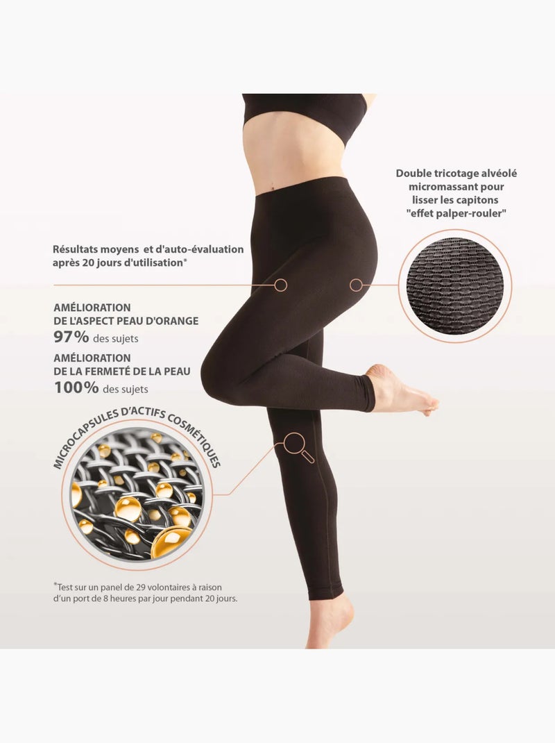 Legging Anti Cellulite Noir - Kiabi