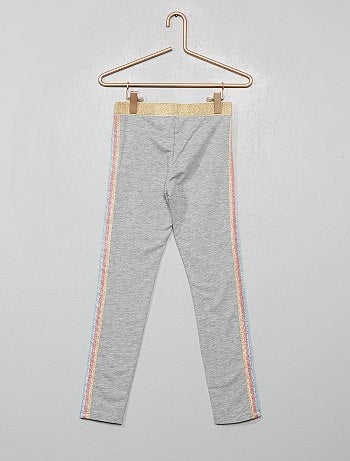 Legging avec bandes pailletées