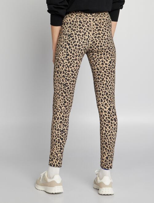 Legging avec imprimé léopard - Kiabi