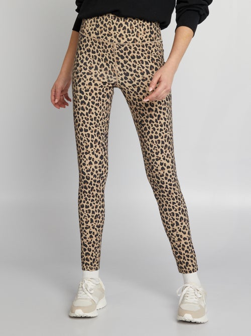 Legging avec imprimé léopard - Kiabi
