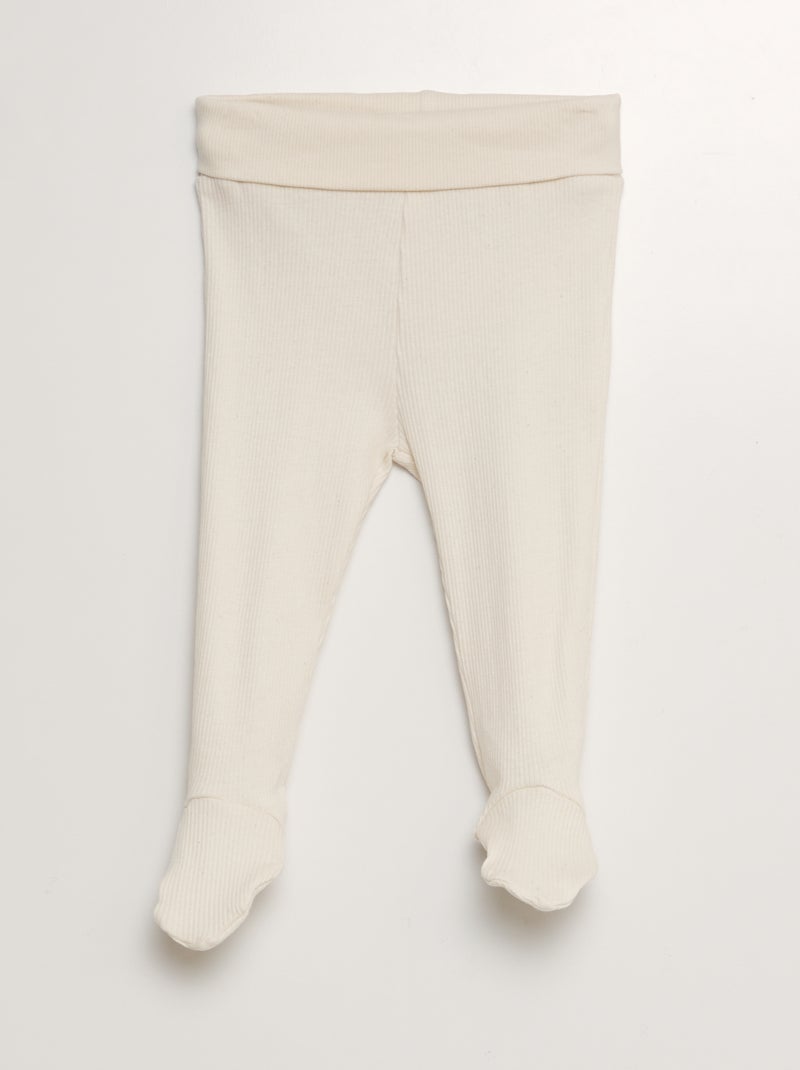 Legging avec pieds Marron - Kiabi