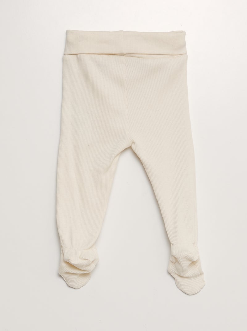 Legging avec pieds Marron - Kiabi