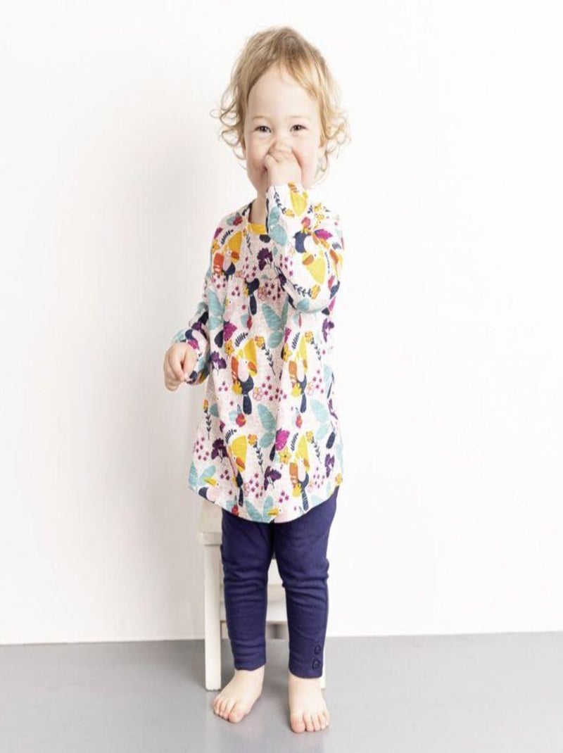 Legging Bébé Bio Bleu Marine Bleu marine - Kiabi