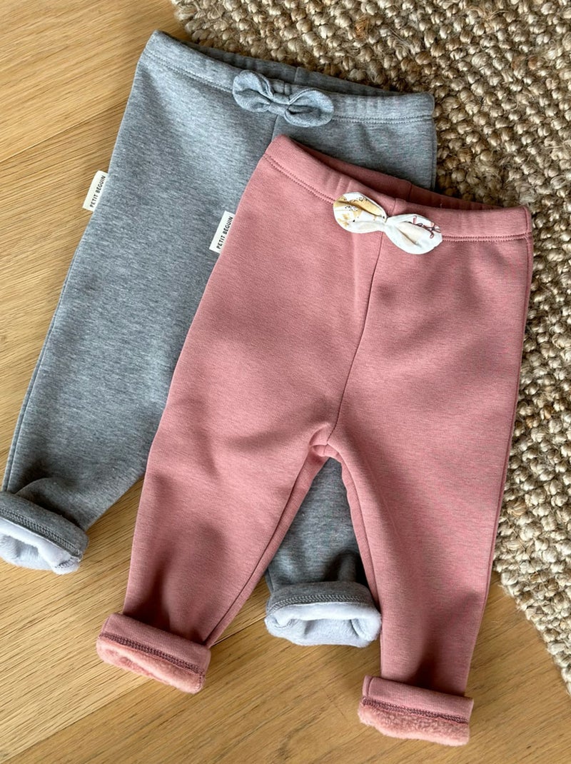 Legging bébé en molleton ultra chaud Bloom Rose - Kiabi