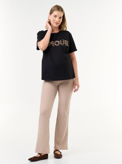 Legging bootcut de maternité - Kiabi Legging bootcut de maternité - Kiabi