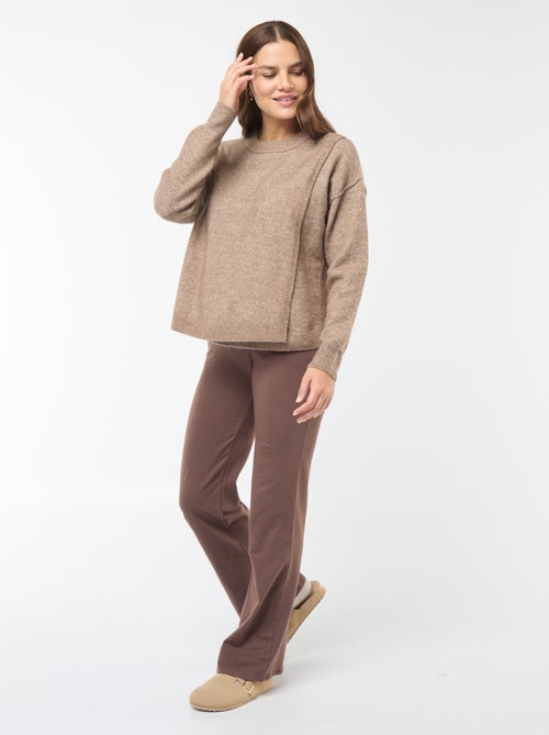 Legging bootcut de maternité - Kiabi