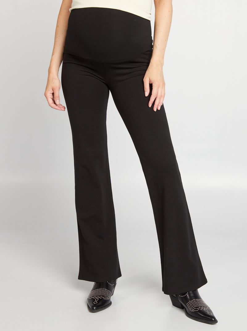 Legging bootcut de maternité noir - Kiabi