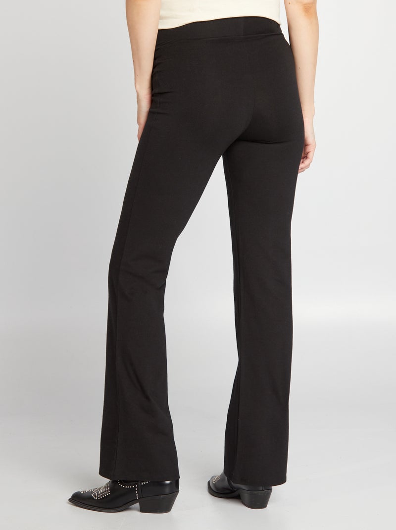 Legging bootcut de maternité noir - Kiabi