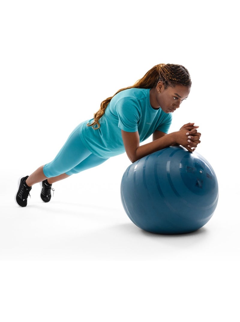 Legging capri sport femme fitness femme zeal Bleu - Kiabi