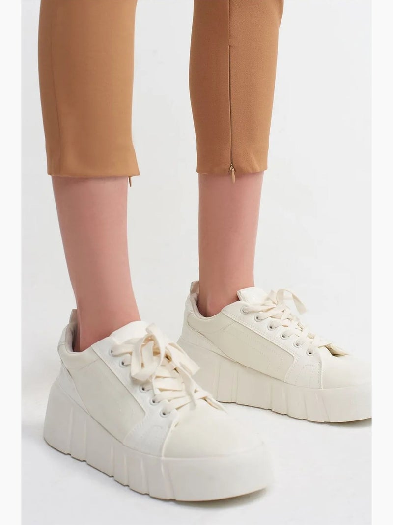Legging capri taille haute dilvin Camel - Kiabi