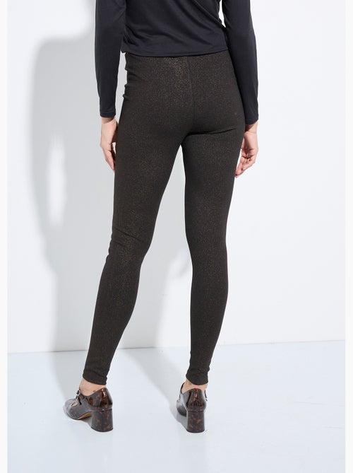 Legging ceinture élastiquée maille brillante - Afibel - Kiabi