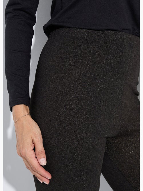 Legging ceinture élastiquée maille brillante - Afibel - Kiabi