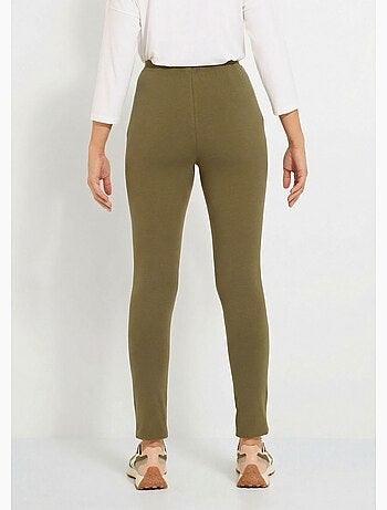 Legging ceinture élastiquée uni ou imprimé - Afibel