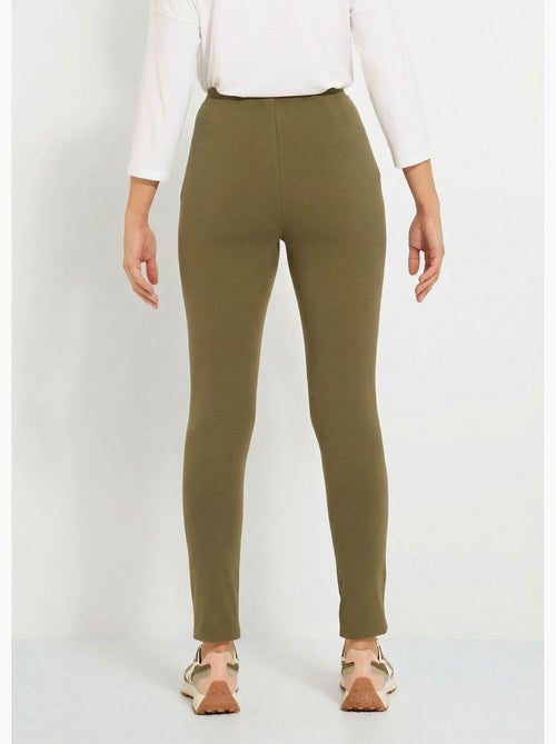 Legging ceinture élastiquée uni ou imprimé - Afibel - Kiabi