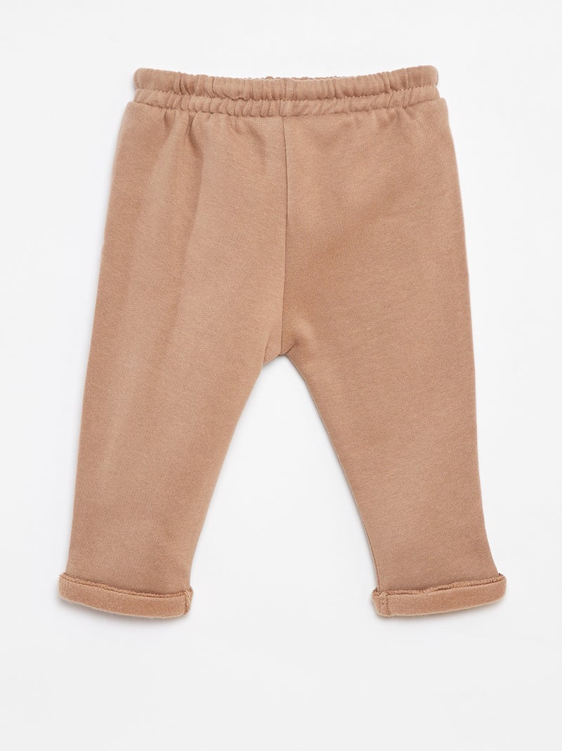 Legging chaud forme sarouel Beige - Kiabi