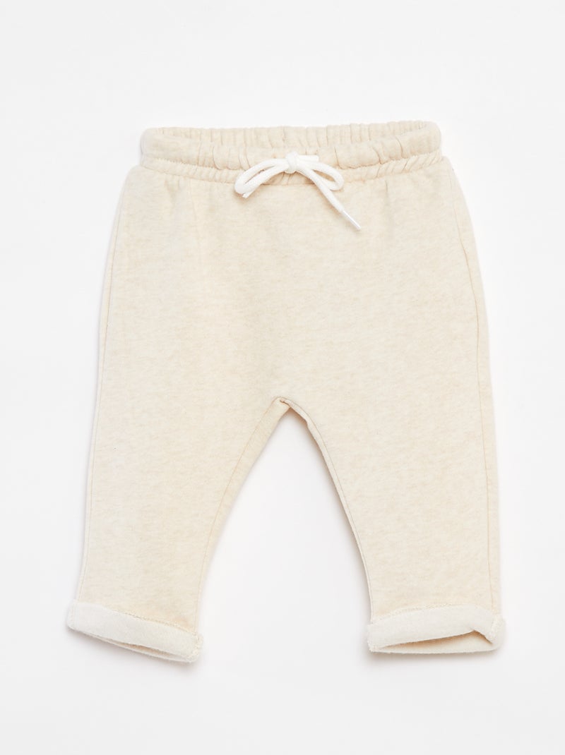 Legging chaud forme sarouel Beige - Kiabi