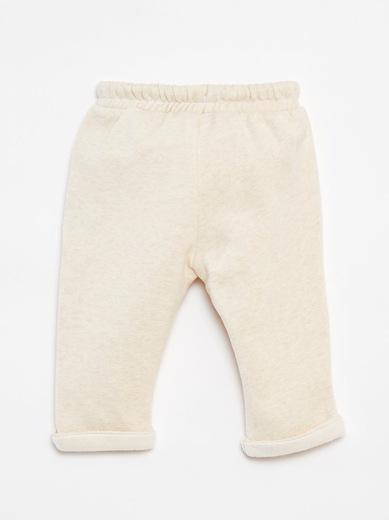 Legging chaud forme sarouel Beige - Kiabi