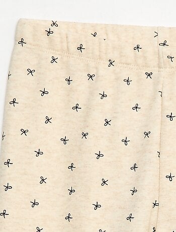 Legging chaud imprimé intérieur velours