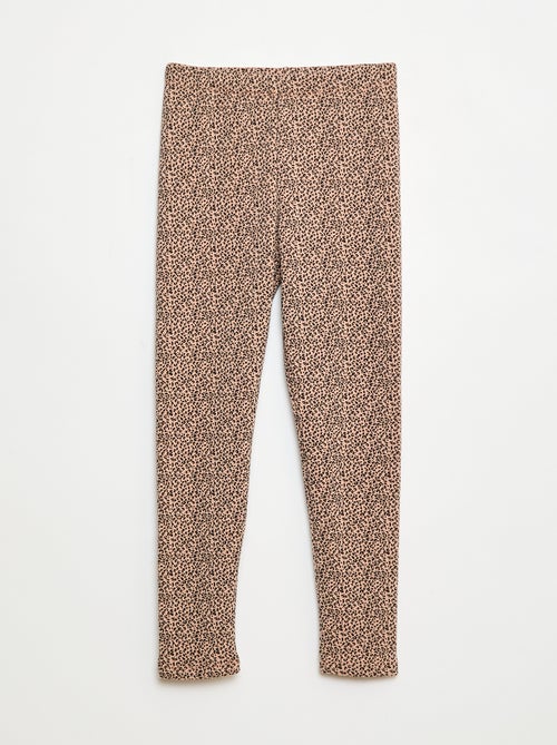 Legging chaud imprimé intérieur velours - Kiabi