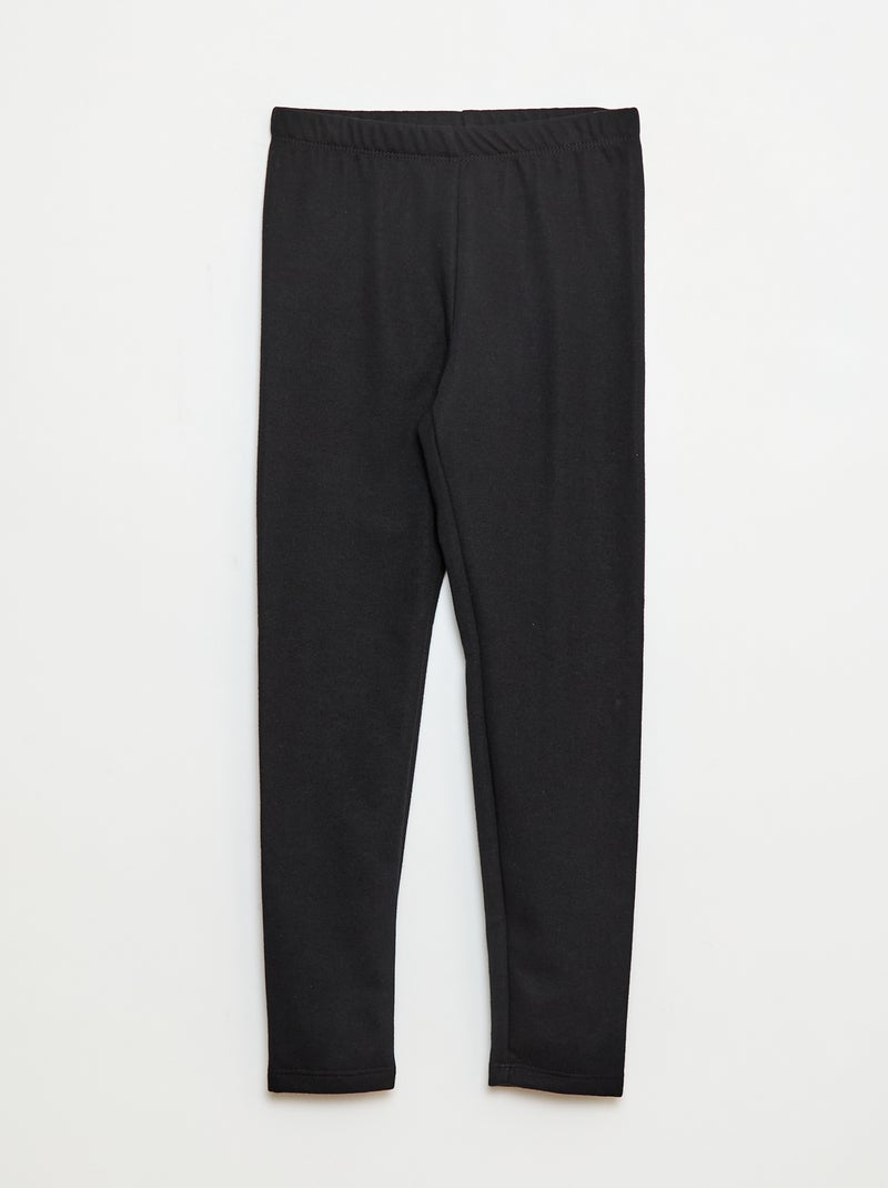 Legging chaud intérieur velours Noir - Kiabi