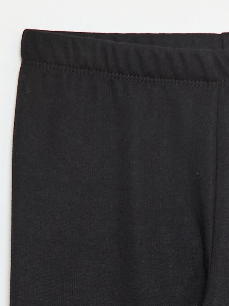 Legging chaud intérieur velours Noir - Kiabi