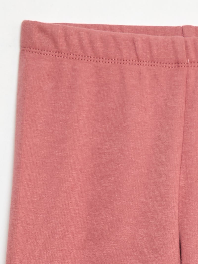 Legging chaud intérieur velours Rose - Kiabi