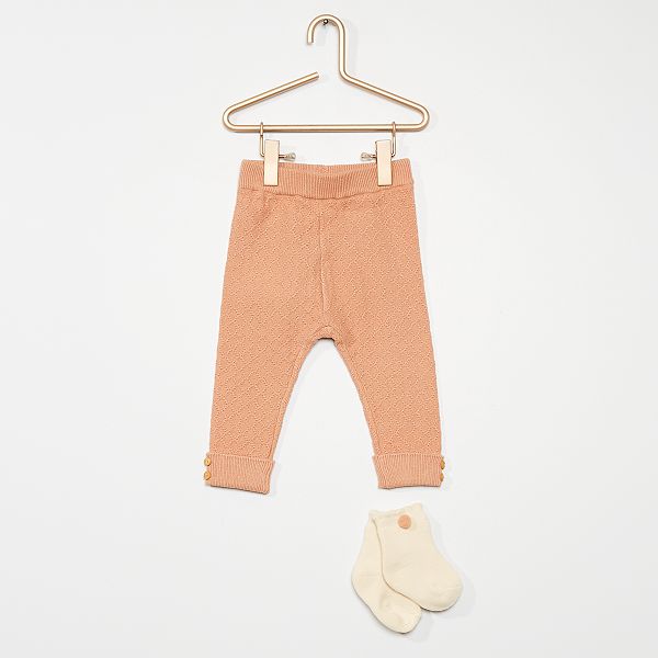Legging Chaussettes Bebe Fille Rose Kiabi 8 00