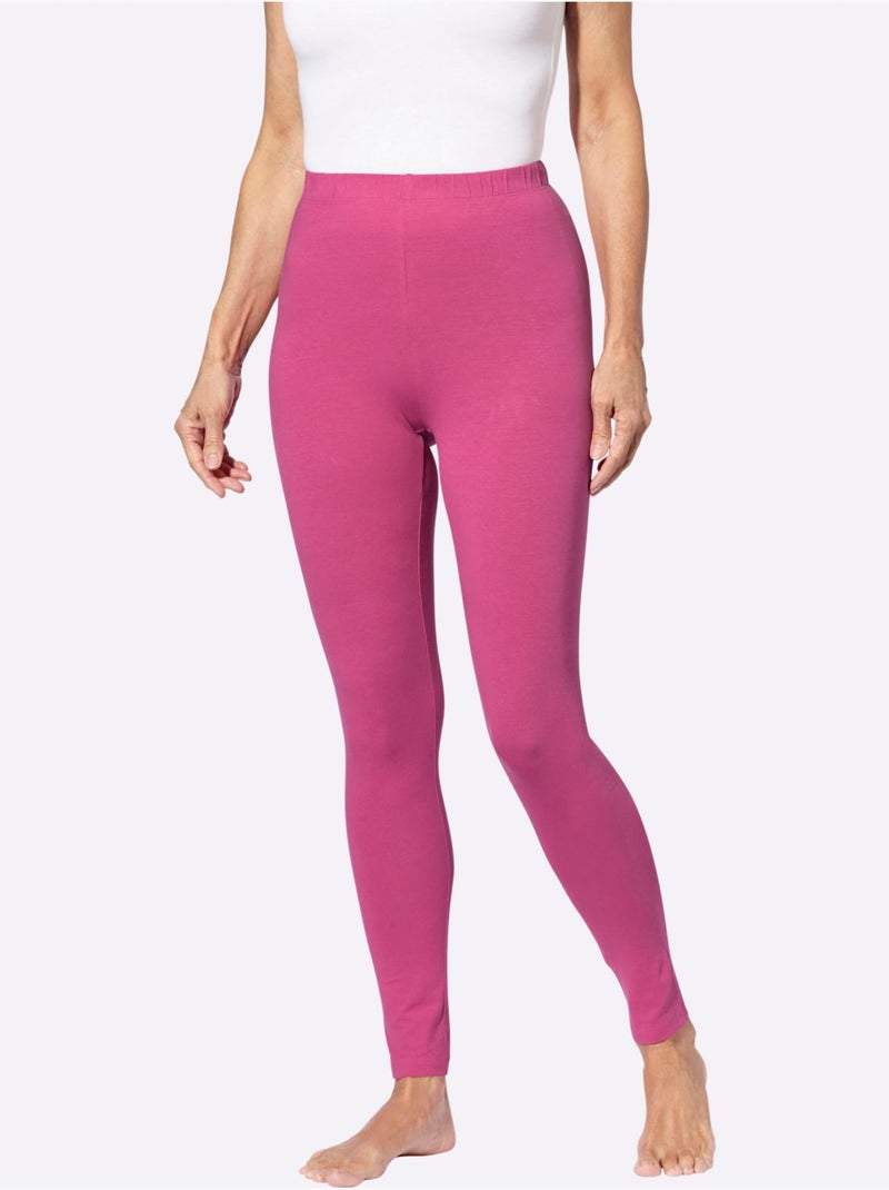 Legging Classique Facile à Assortir - Taille Standard - Moda Vilona Rose fushia - Kiabi