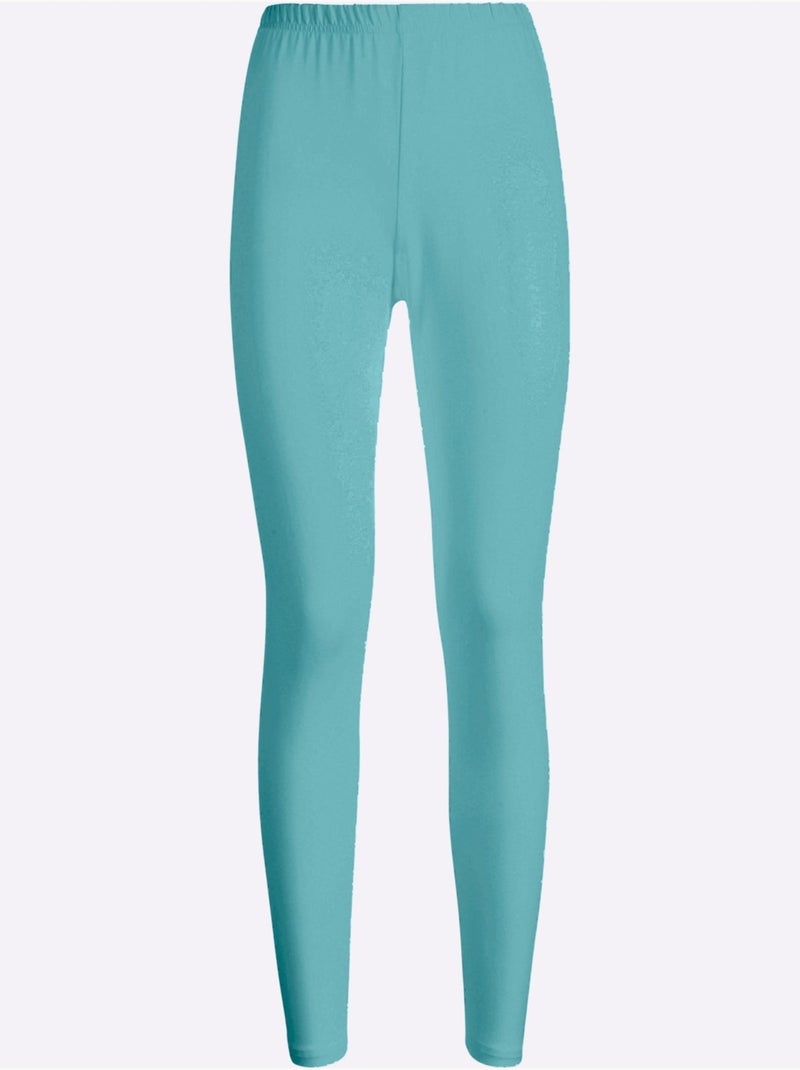 Legging Classique Facile à Assortir - Taille Standard - Moda Vilona Turquoise - Kiabi